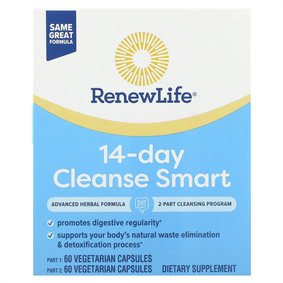  Renew Life, Advanced Cleanse Smart, 2 ,  60      IHerb ()