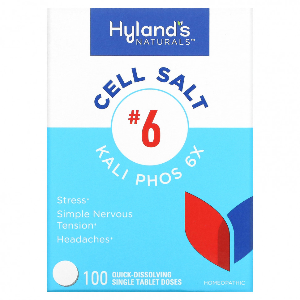   Hyland's, Cell Salt # 6, Kali Phos 6X, 100     -     , -  