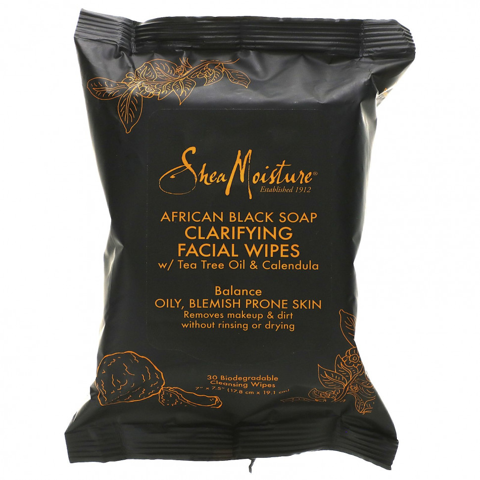   SheaMoisture, African Black Soap,    , 30    -     , -  