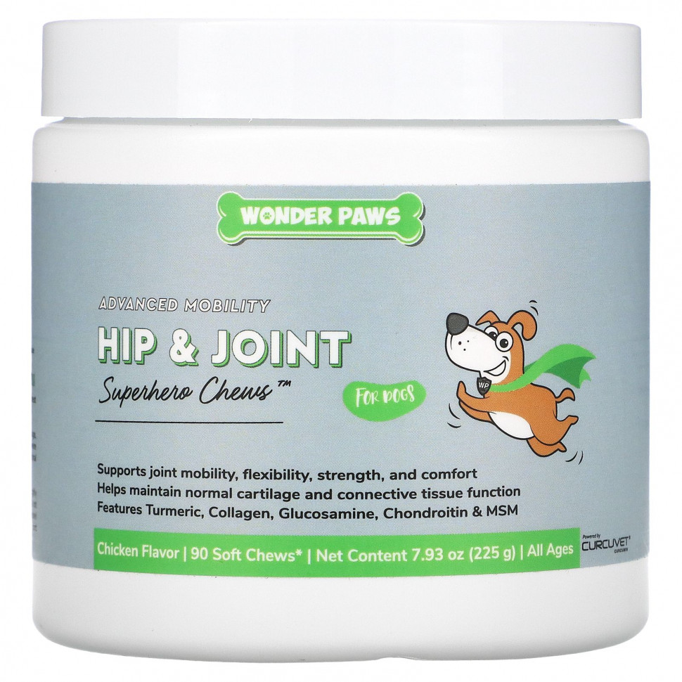  Wonder Paws, Advanced Mobility,    ,     ,   ,  , 90  , 225  (7,93 )  IHerb ()