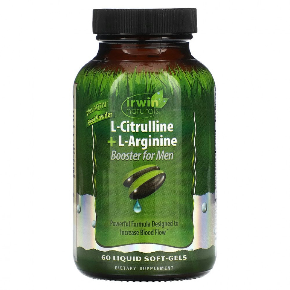   Irwin Naturals, L- + L-,   , 60     -     , -  