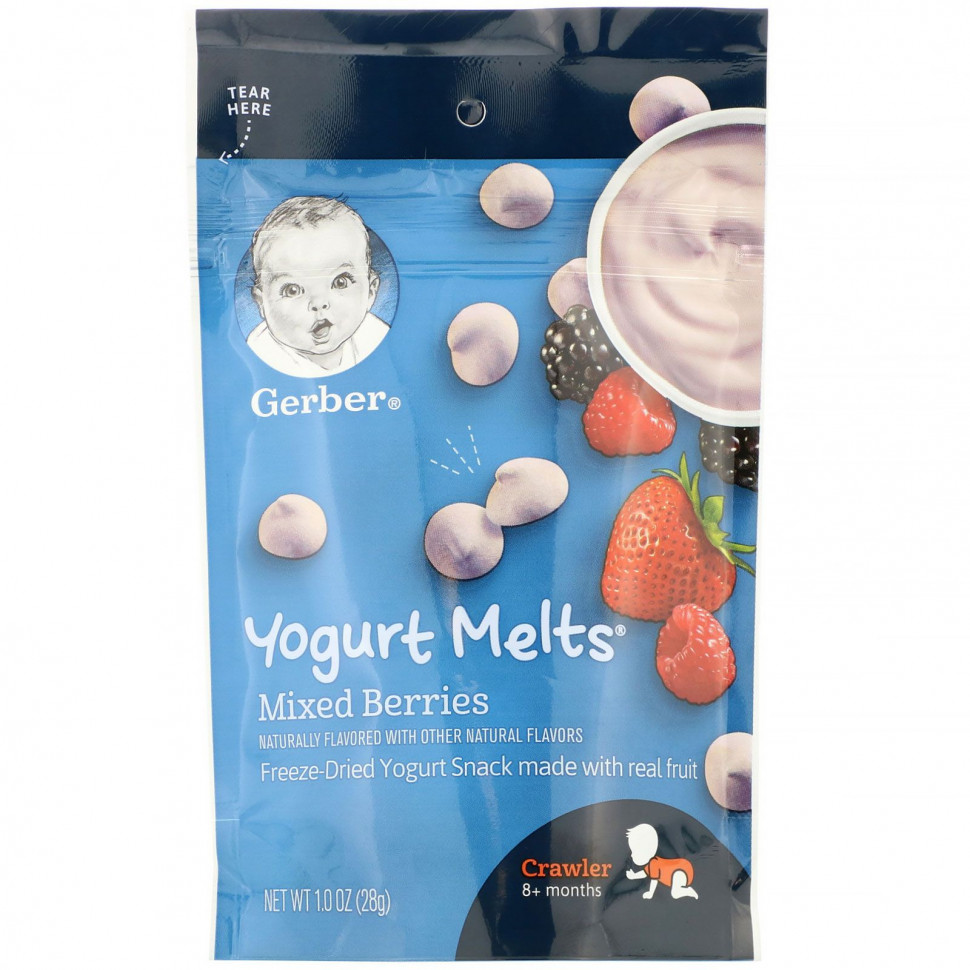   Gerber, Graduates, Yogurt Melts,  8 ,  , 28  (1,0 )   -     , -  