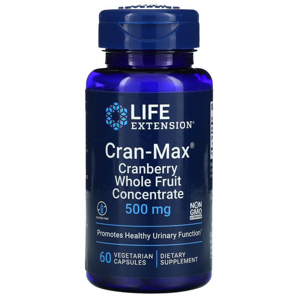   Life Extension, Cran-Max,    , 500 , 60     -     , -,   