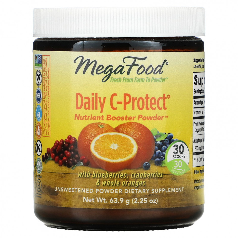   MegaFood, Daily C-Protect, Nutrient Booster, ,  , 63,9  (2,25 )   -     , -,   