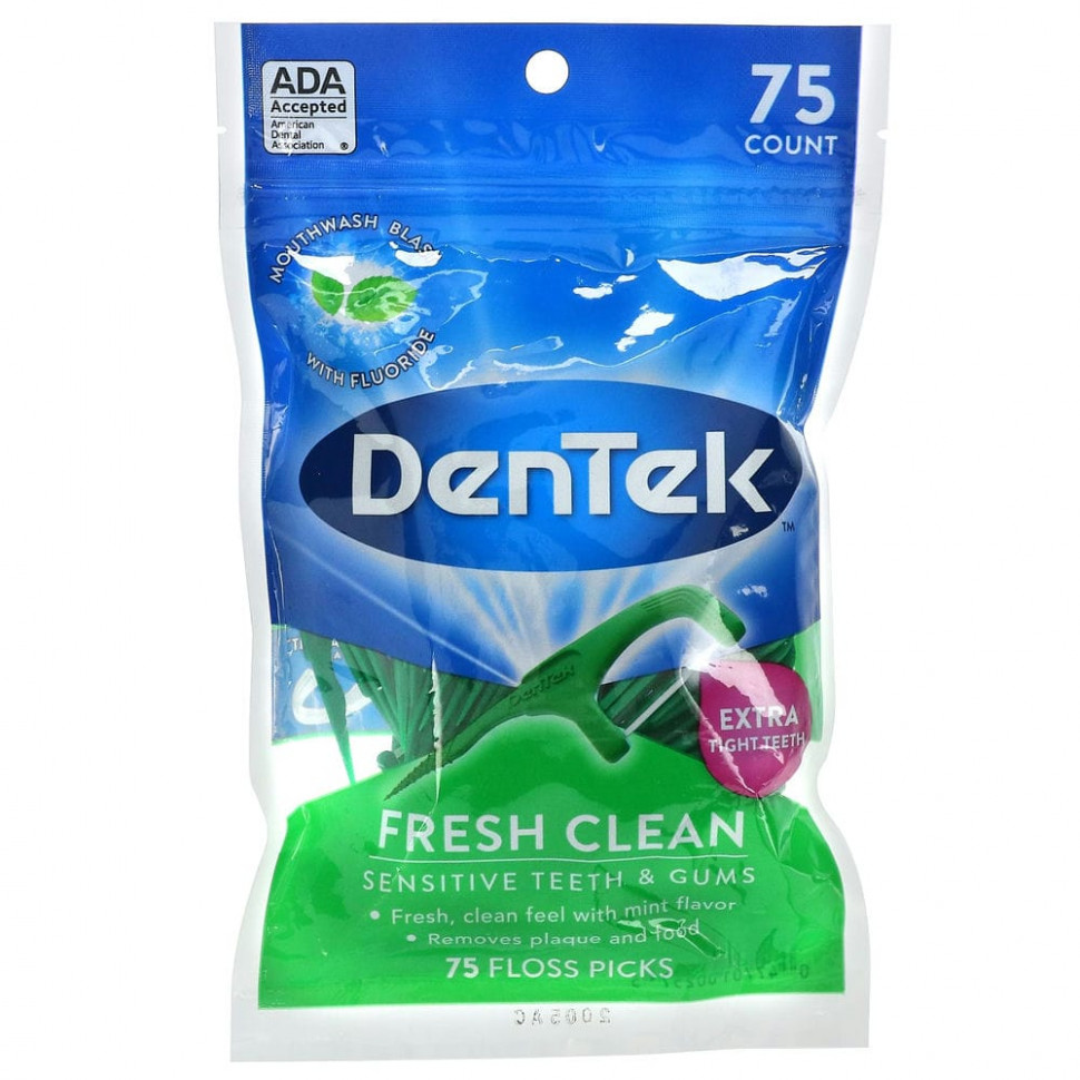   DenTek, Fresh Clean,    ,     , 75    -     , -  