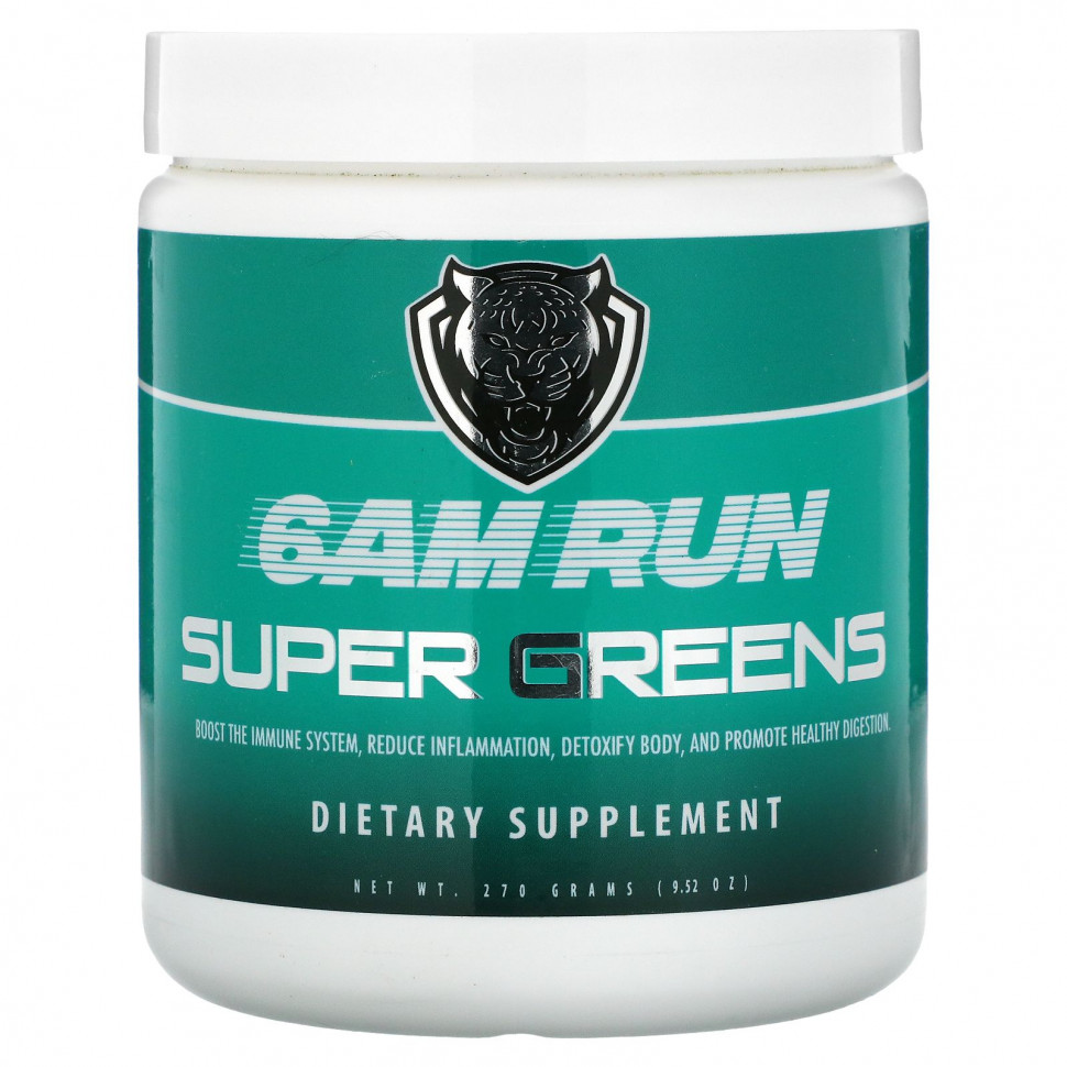   6AM Run, Super Greens, 270  (9,52 )   -     , -  