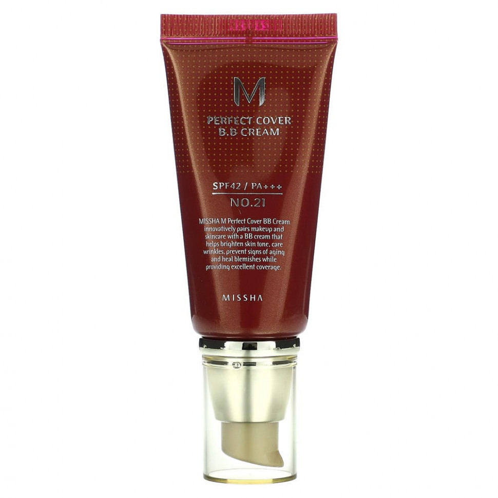   Missha, M Perfect Cover, BB-, SPF 42 PA+++,  21 -, 50  (1,7 )   -     , -  