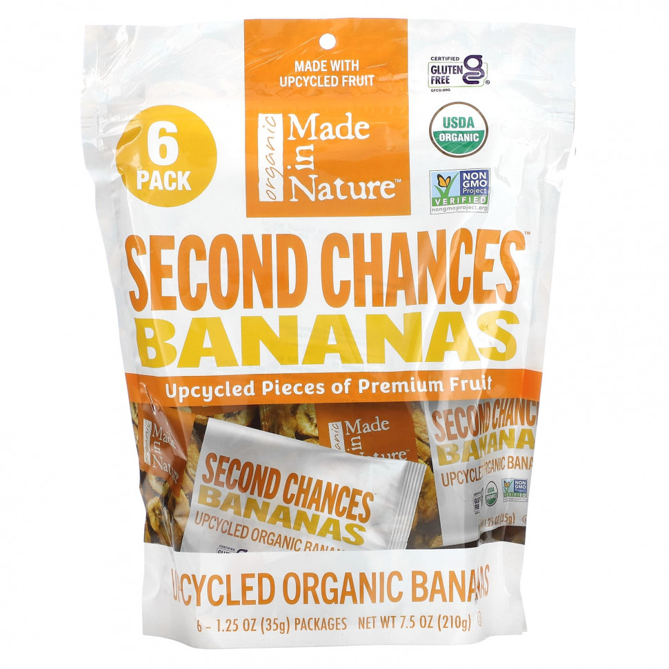   Made in Nature, Second Chances Bananas,   , 6   35  (1,25 )   -     , -  