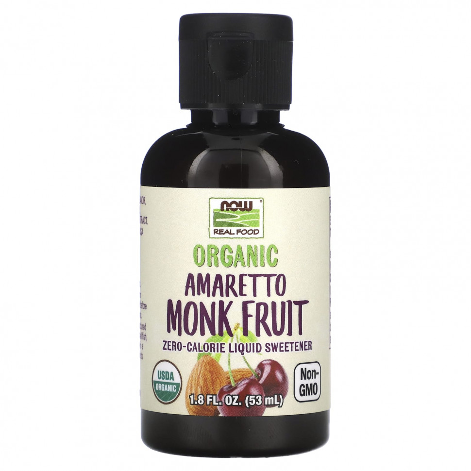   NOW Foods, Organic Amaretto Monk Fruit,   , 53  (1,8 . )   -     , -,   