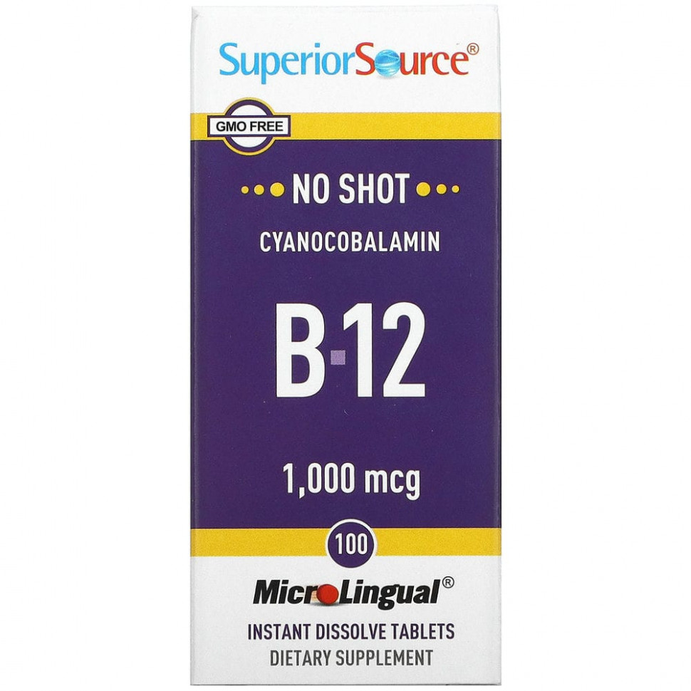   Superior Source,  B12, 1000 , 100    -     , -  