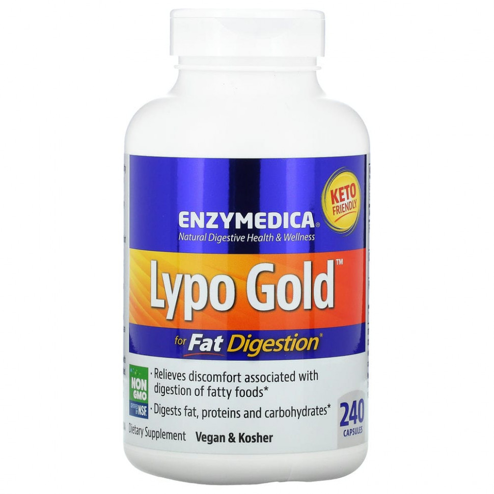   Enzymedica, Lypo Gold,    , 240    -     , -  