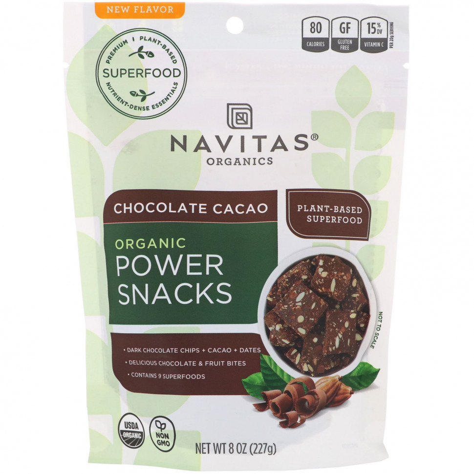   Navitas Organics, Power Snacks,  , 8  (227 )   -     , -  