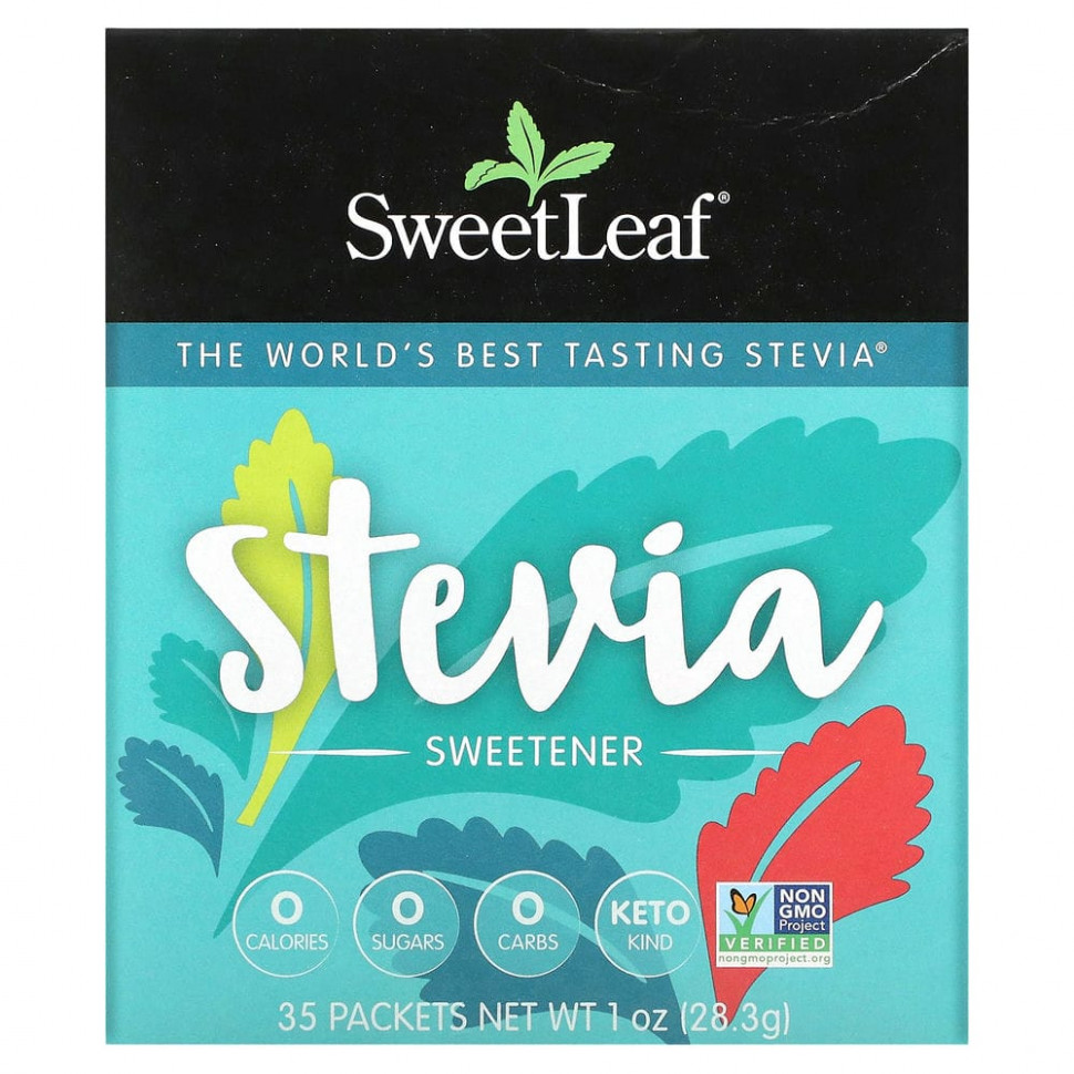   Wisdom Natural, Sweetleaf Sweetener 1Gm 35 Packet   -     , -  