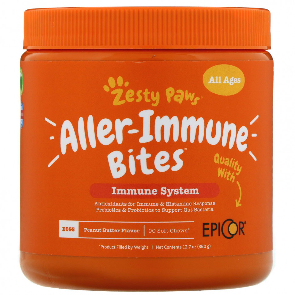   Zesty Paws, Aller-Immune Bites,   ,    , 90      -     , -,   