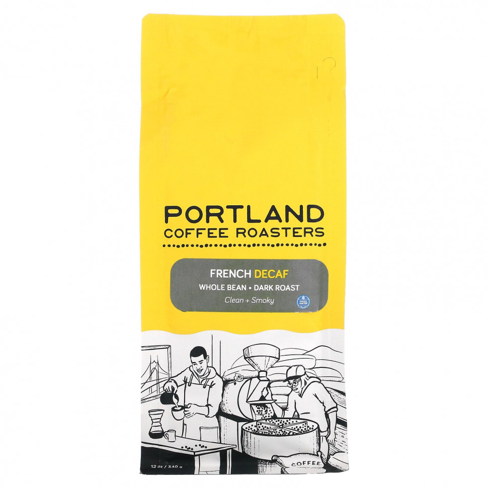   Portland Coffee Roasters, French Decaf,  ,  , 340  (12 )   -     , -  