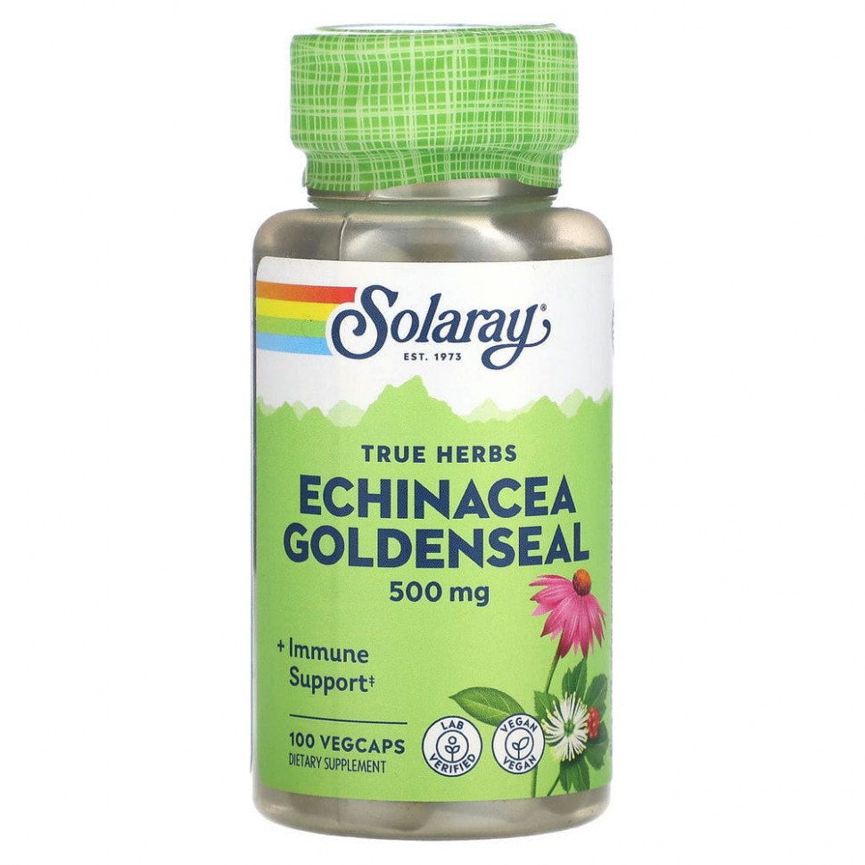   Solaray, True Herbs,  , 500 , 100     -     , -  