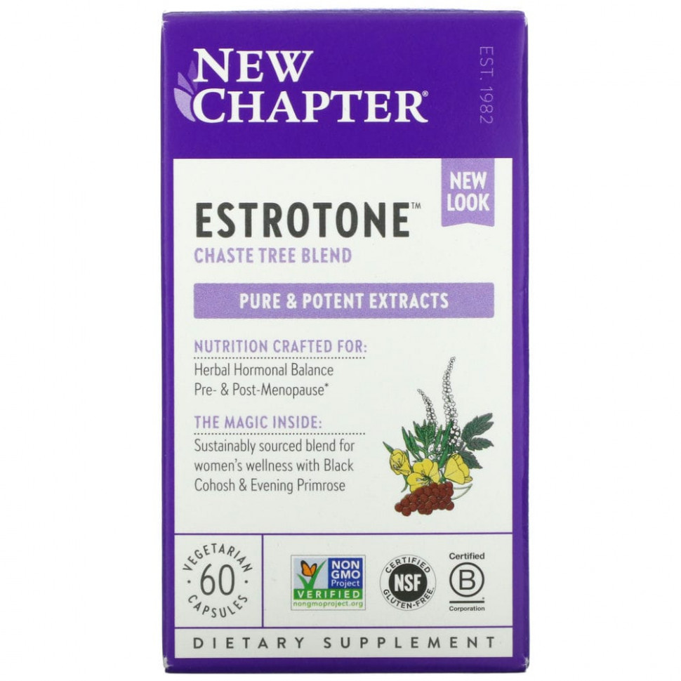   New Chapter, Estrotone, 60     -     , -,   