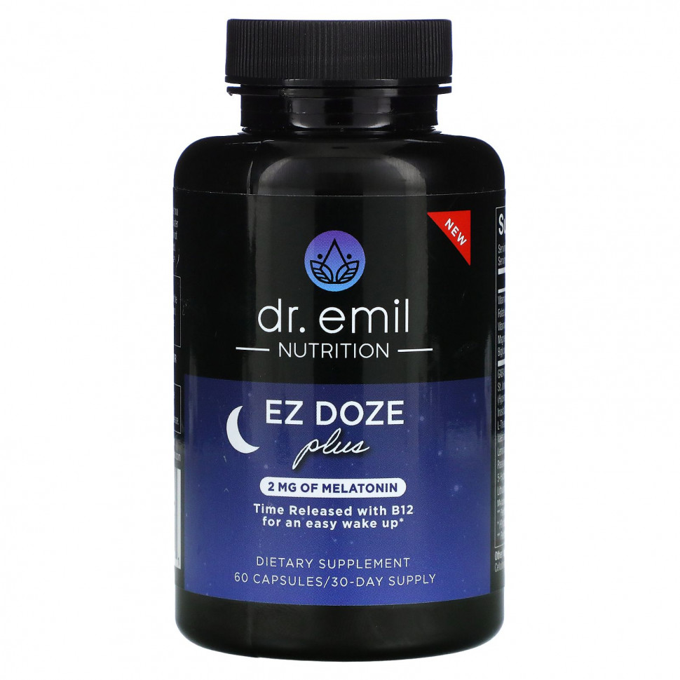   Dr Emil Nutrition, EZ DOZE Plus Melatonin, 60    -     , -,   
