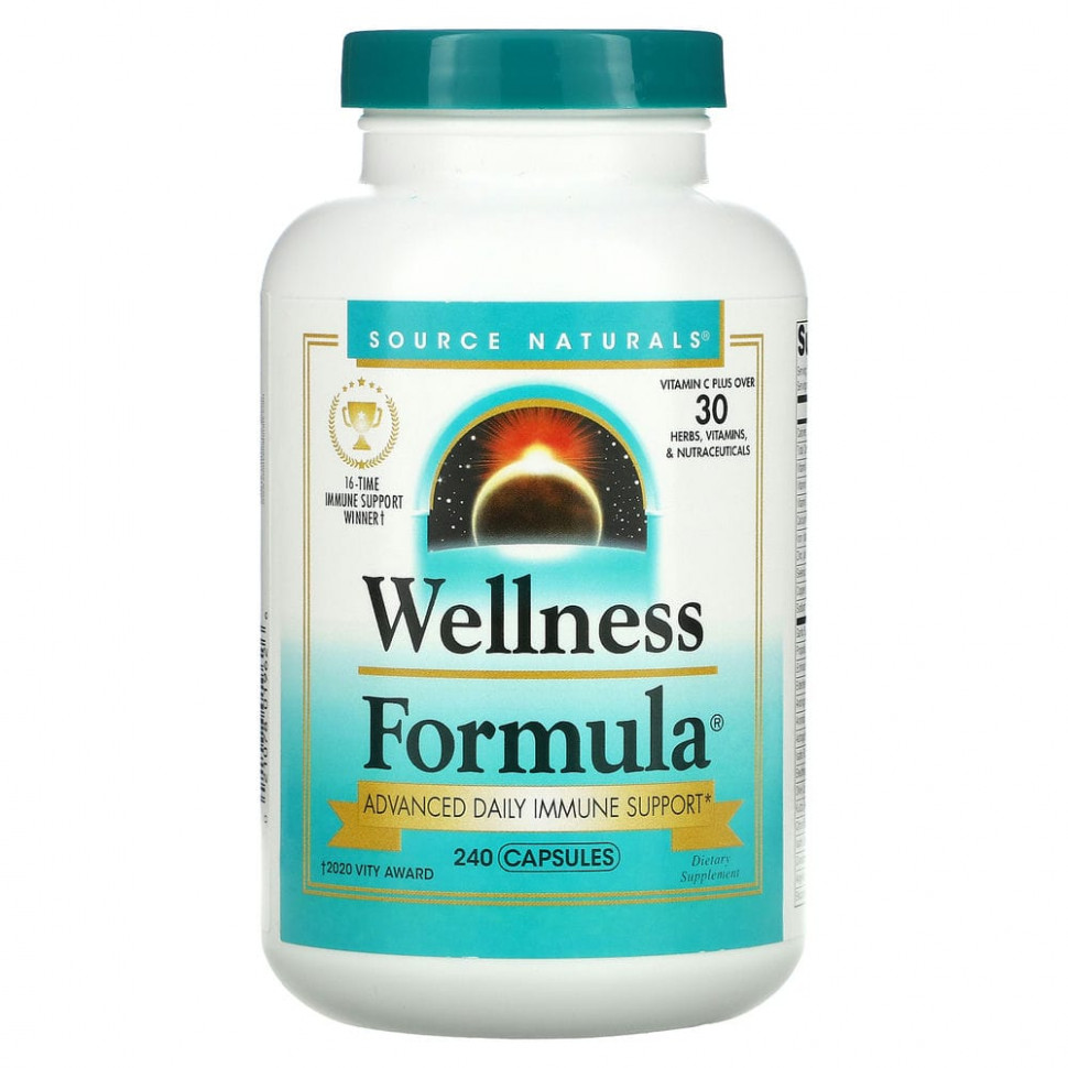   Source Naturals, Wellness Formula,    , 240    -     , -  