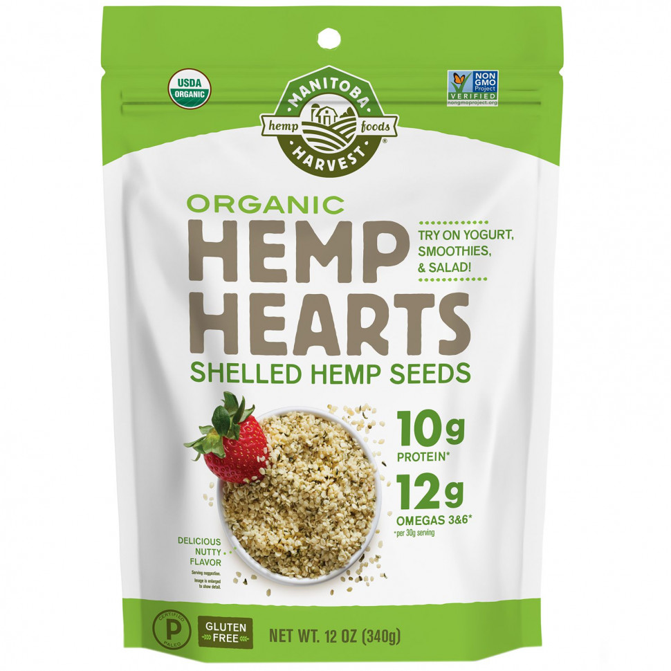   Manitoba Harvest, Hemp Hearts,    ,   , 340  (12 )   -     , -  