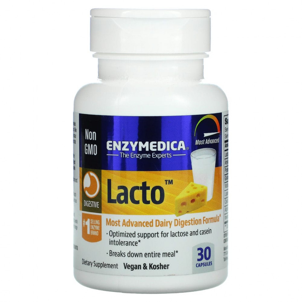   Enzymedica, Lacto,       , 30    -     , -  