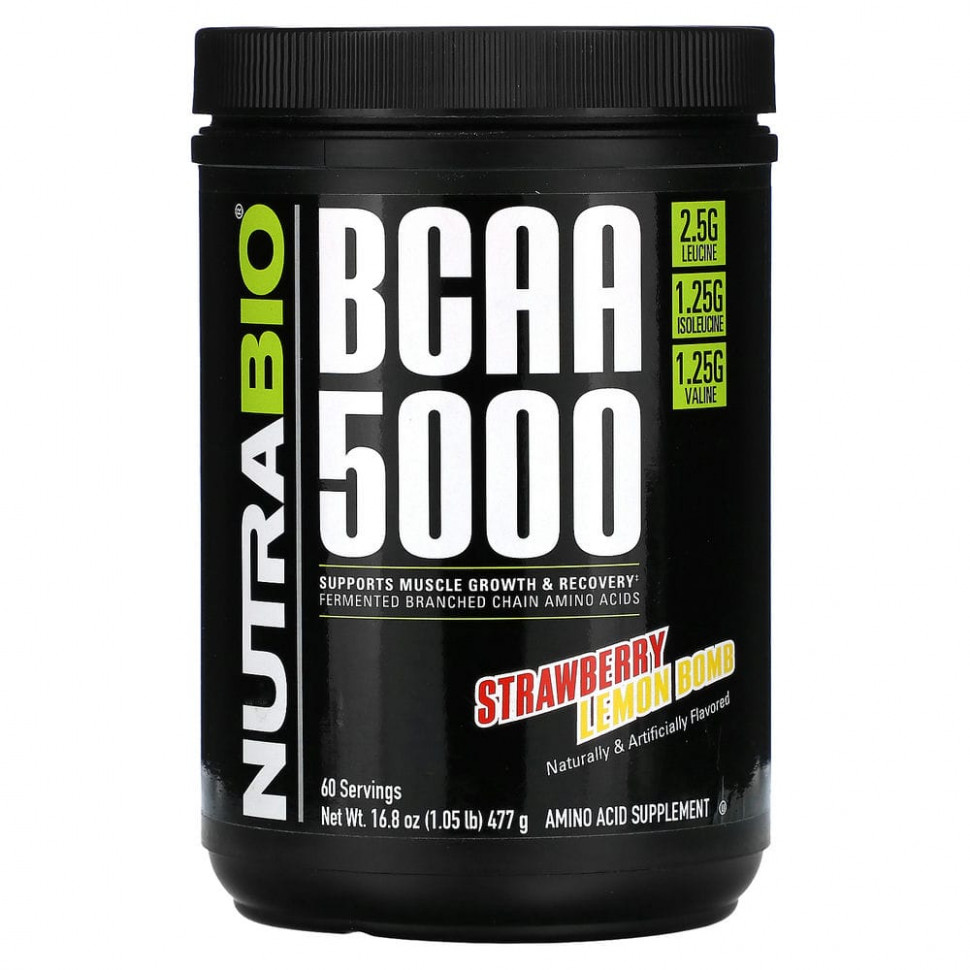   Nutrabio Labs, BCAA 5000, - , 477  (1,05 )   -     , -  