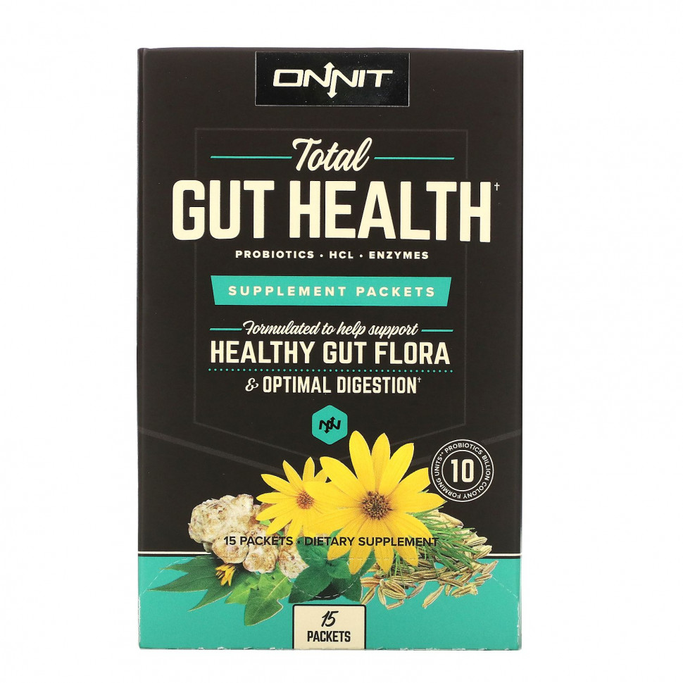   Onnit, Total Gut Health,    , 15    -     , -  