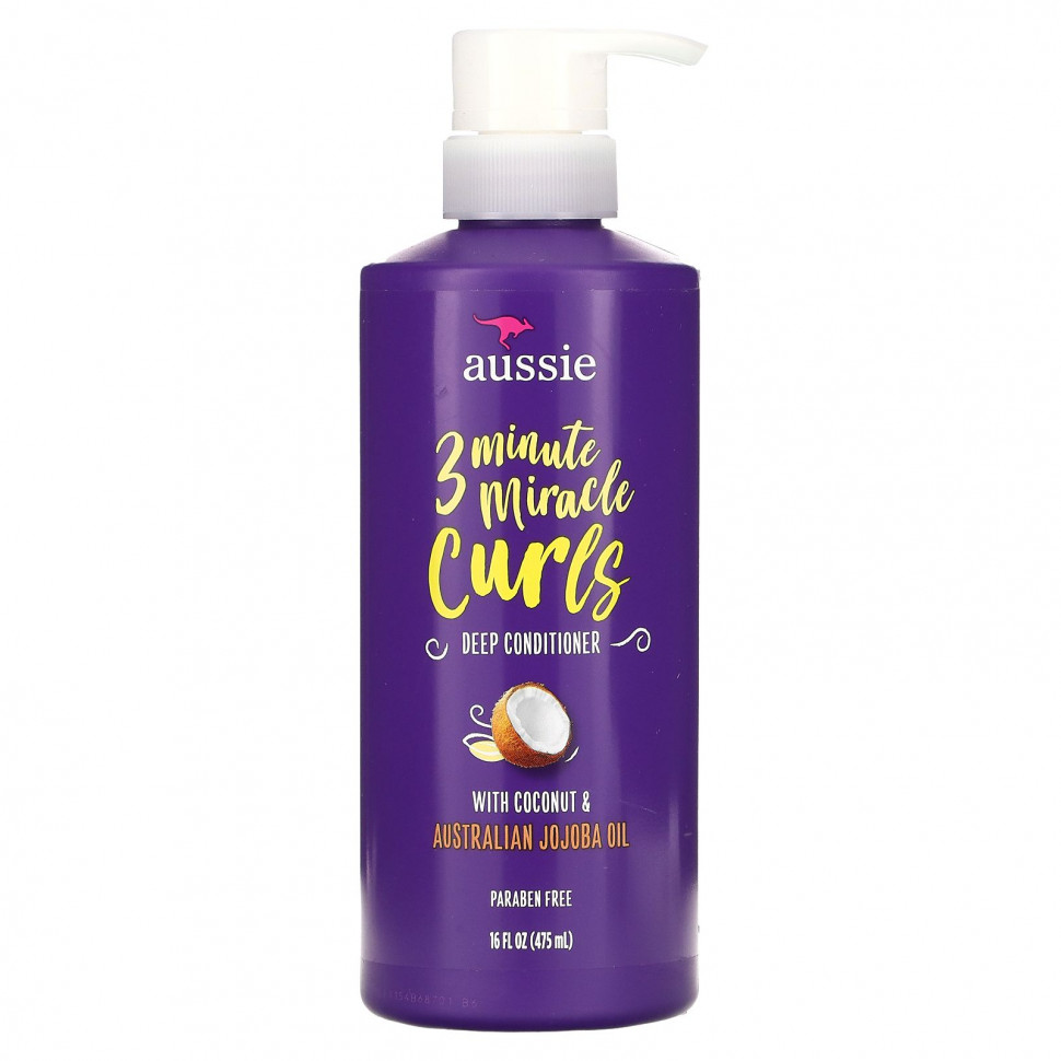   Aussie, 3 Minute Miracle Curls,    ,      , 475  (16 . )   -     , -  