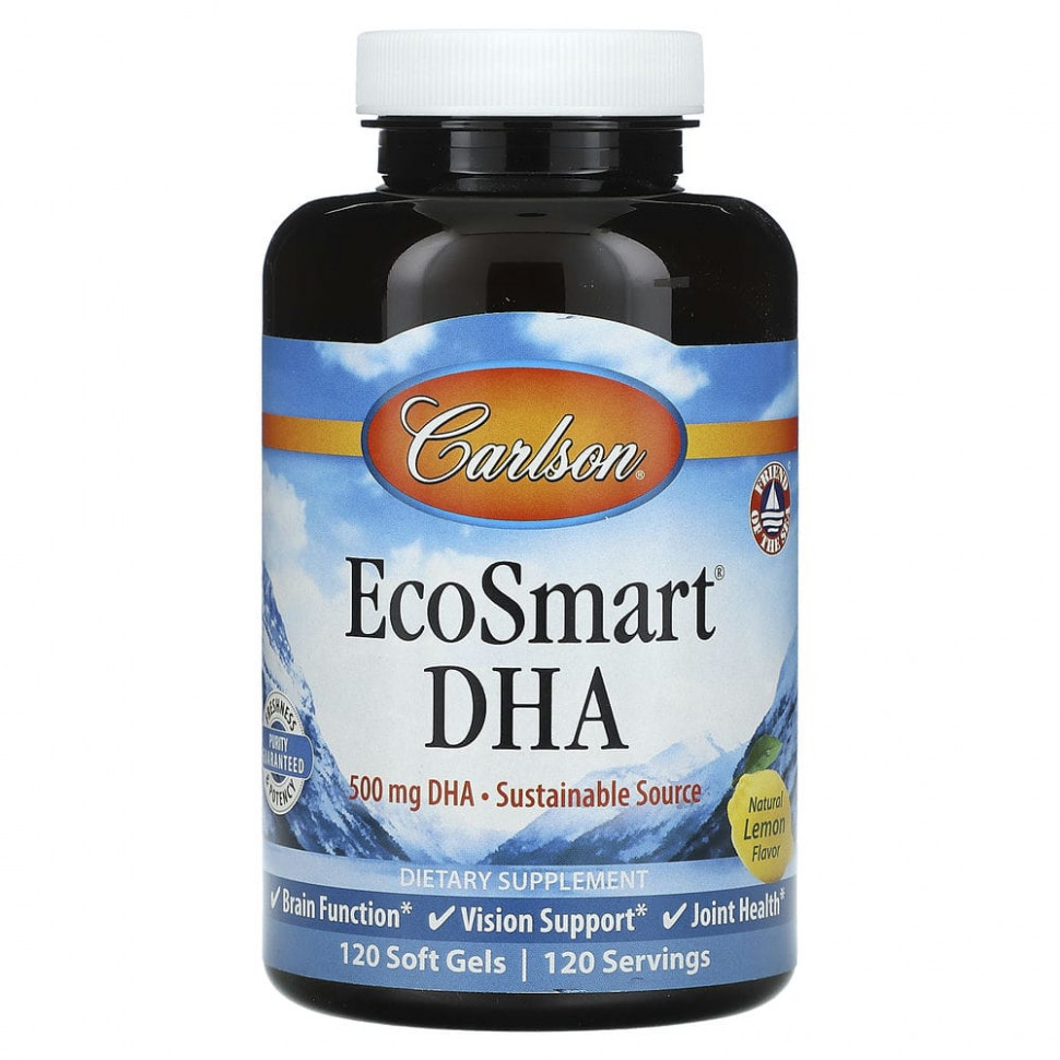   Carlson, EcoSmart DHA,  , 500 , 120     -     , -  