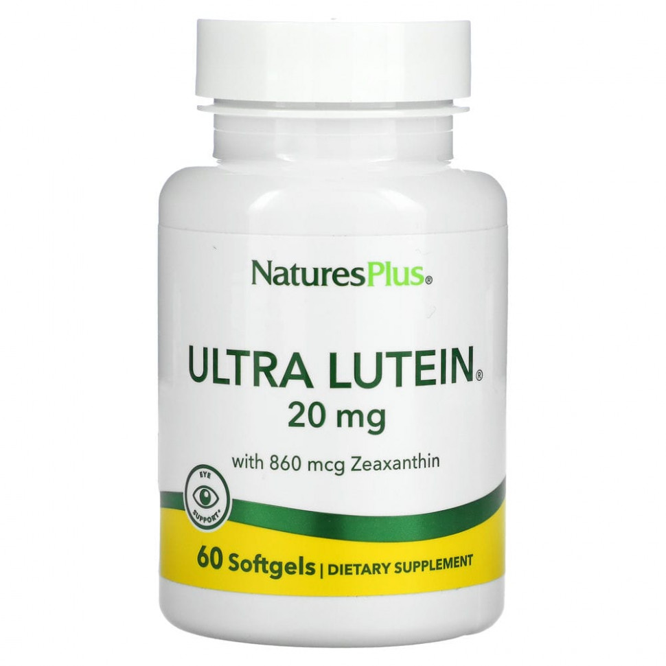   NaturesPlus, Ultra Lutein,   , 20 , 60    -     , -  