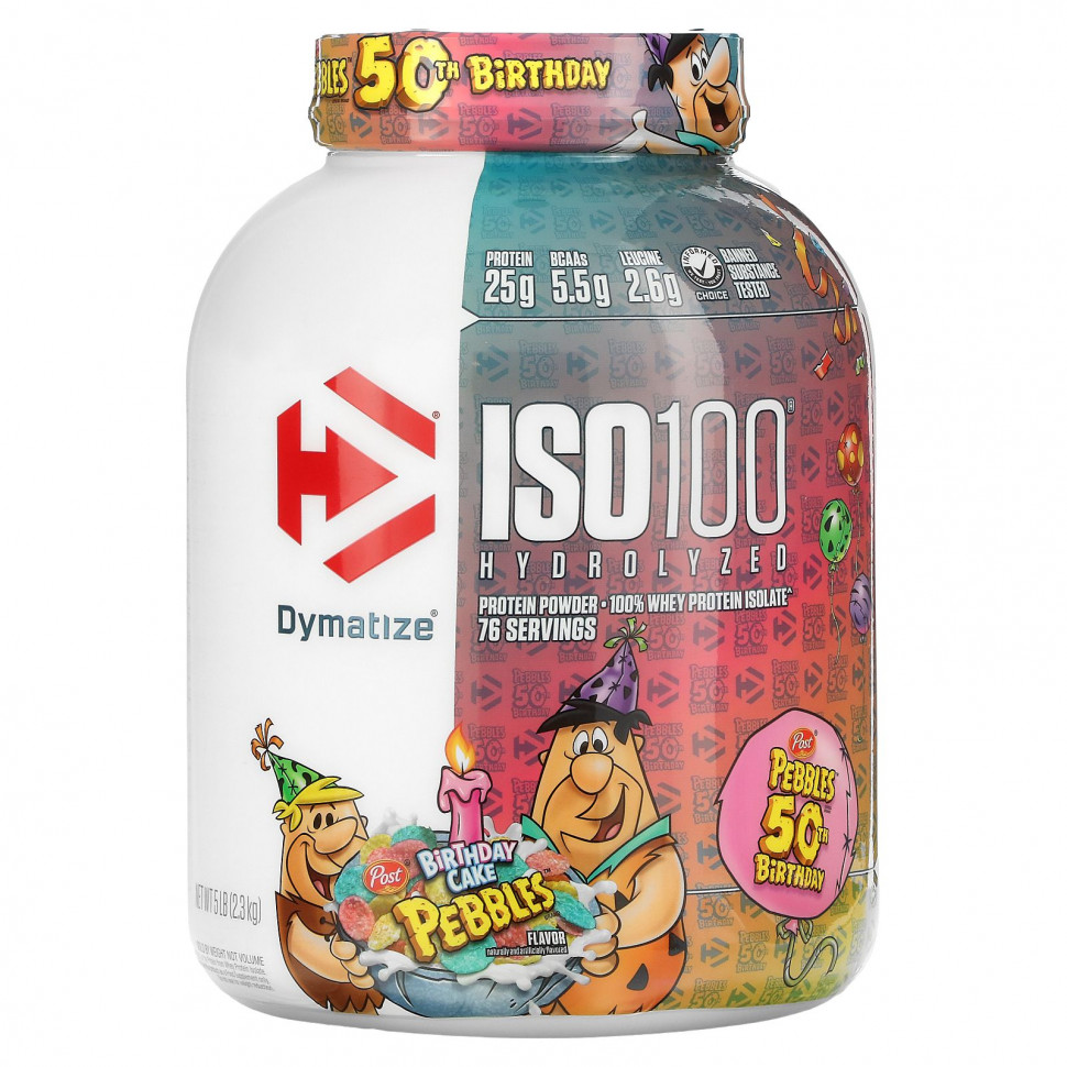   Dymatize Nutrition, ISO100,  100%-   ,    , 2,3  (5 )   -     , -  