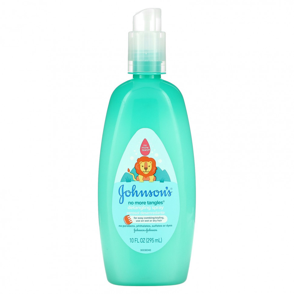   Johnson's Baby, No More Tangles, Detangling Spray, 10.2 fl oz (295 ml)   -     , -  