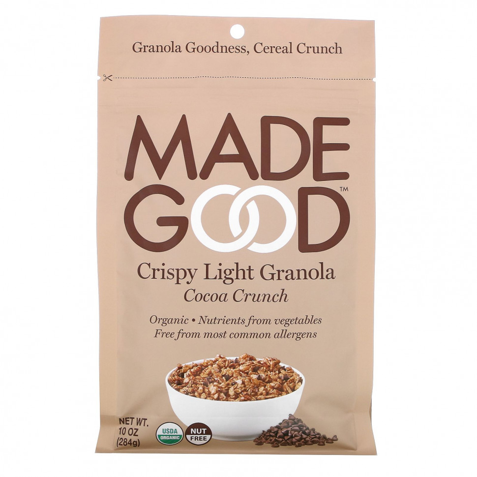   MadeGood, Crispy Light Granola,    , 284  (10 )   -     , -,   