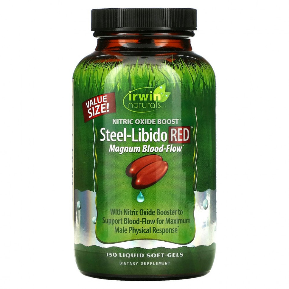   Irwin Naturals, Steel-Libido Red,  , 150        -     , -  