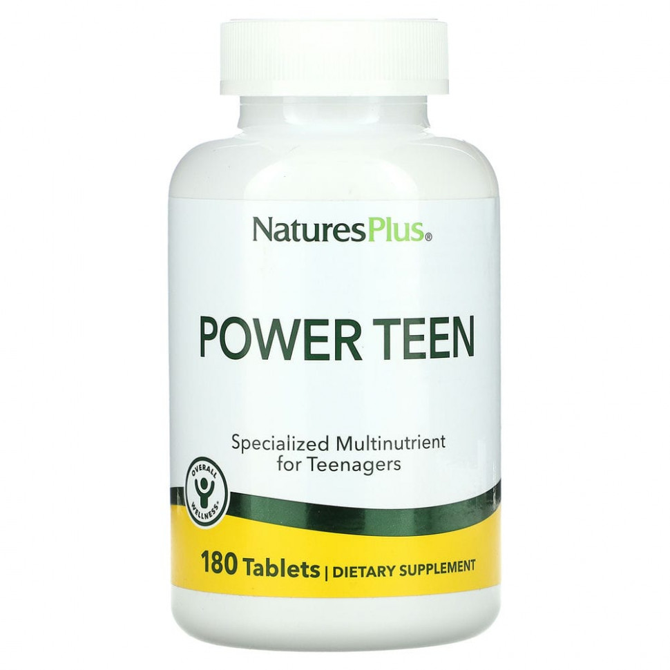   NaturesPlus, Power Teen,     , 180    -     , -  