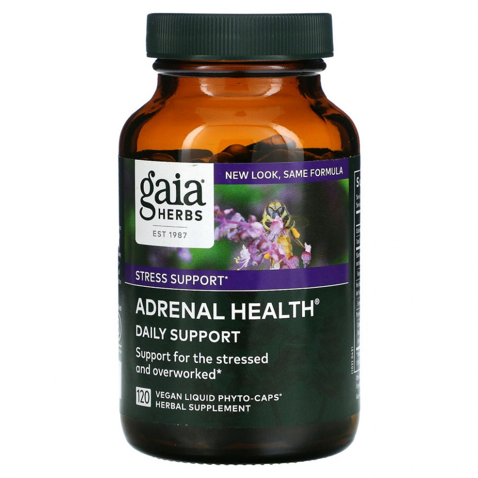   Gaia Herbs, Adrenal Health,  , 120   Phyto-Caps   -     , -,   