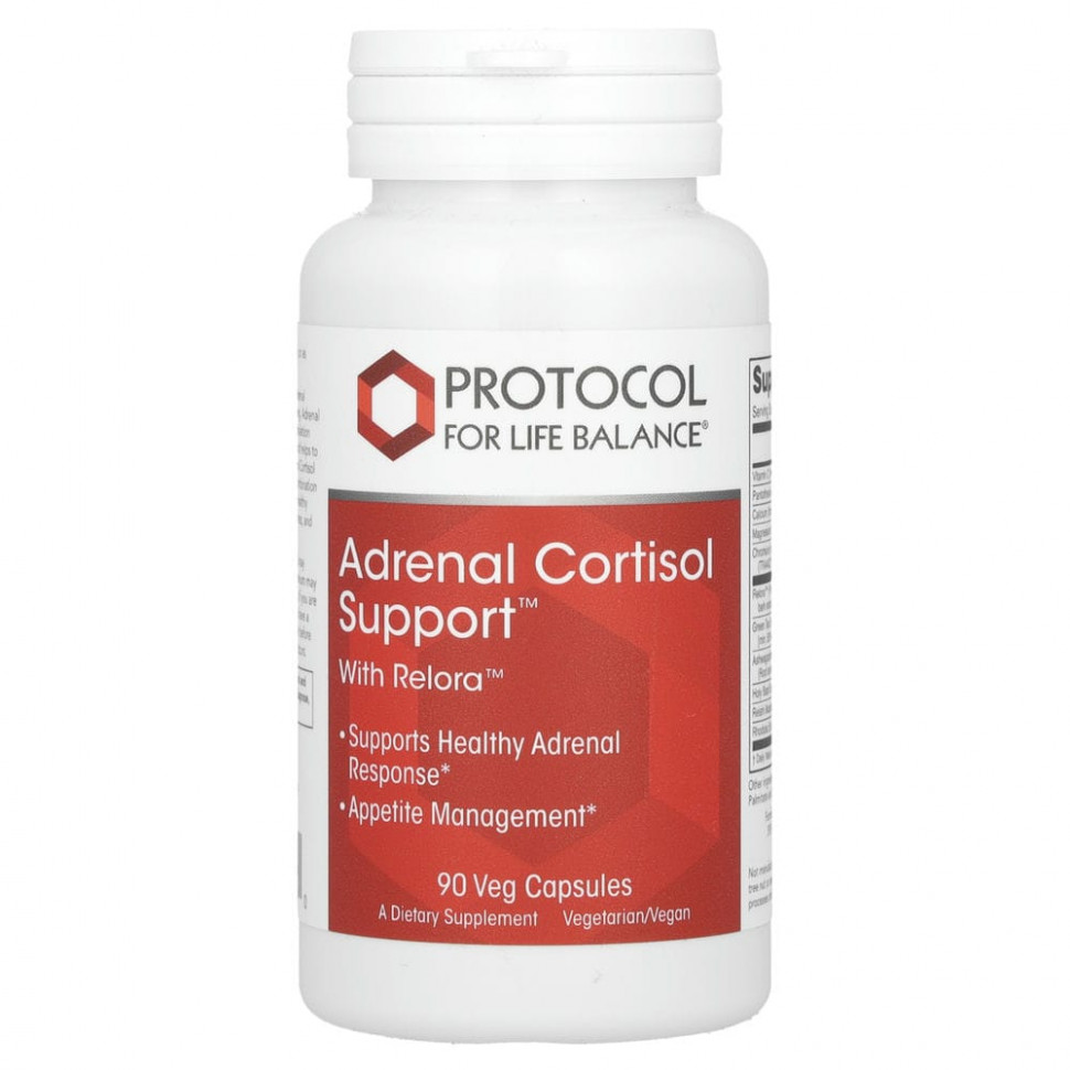   Protocol for Life Balance, Adrenal Cortisol Support  Relora,    , 90     -     , -  