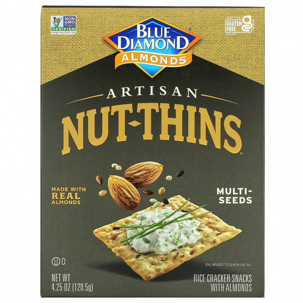   Blue Diamond, Almonds, Artisan Nut-Thins,    ,  , 120,5  (4,25 )   -     , -  