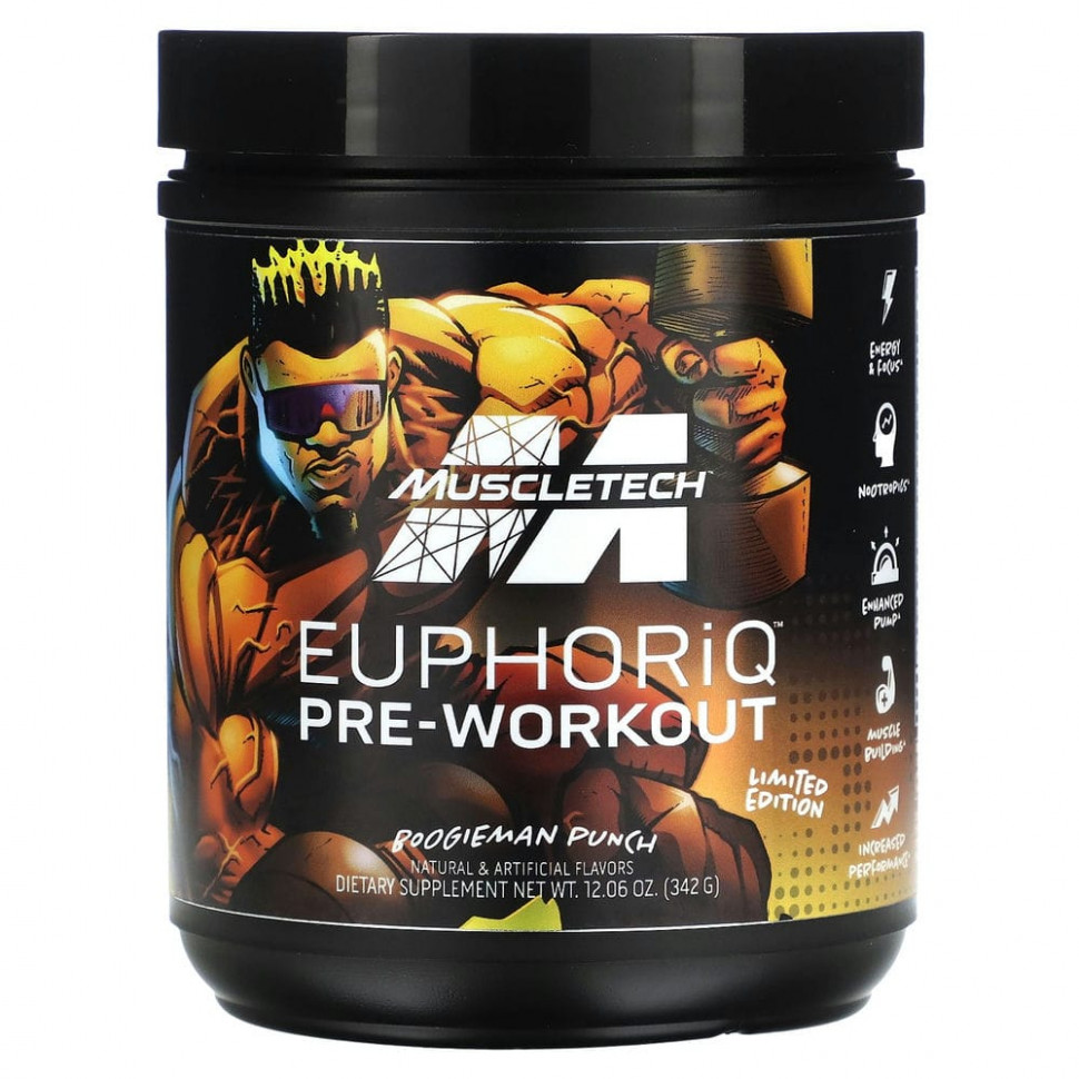   MuscleTech,  , Euphoriq,  , Boogieman Punch, 342  (12,06 )   -     , -  