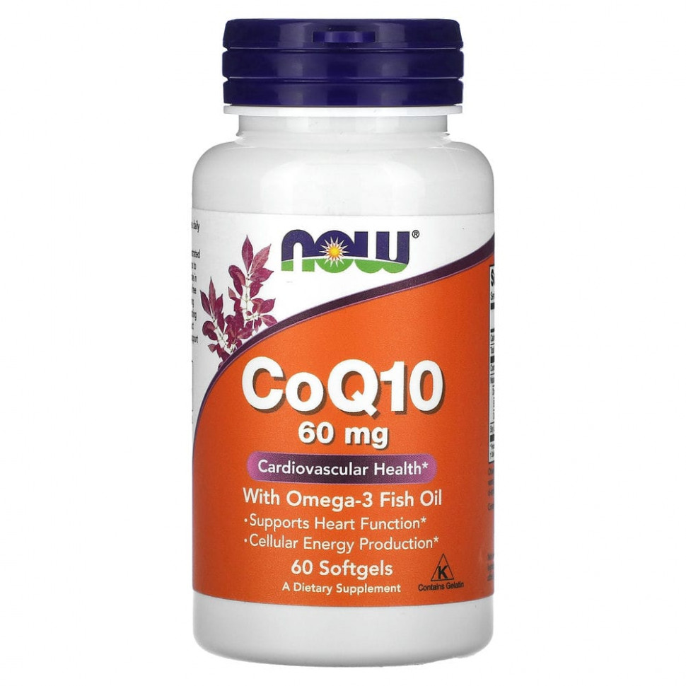   NOW Foods,  Q10, 60 , 60     -     , -,   