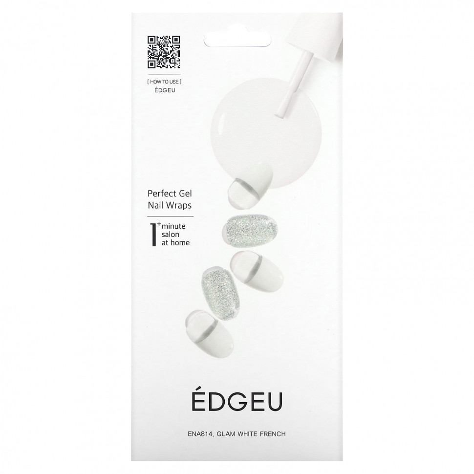   Edgeu, Perfect Gel Nail Wraps, ENT814,    ,   16    -     , -  