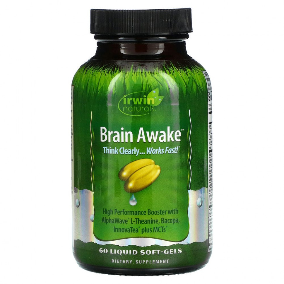   Irwin Naturals, Brain Awake, 60      -     , -  