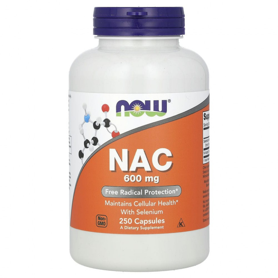  NOW Foods, NAC (N-), 600 , 250    IHerb ()