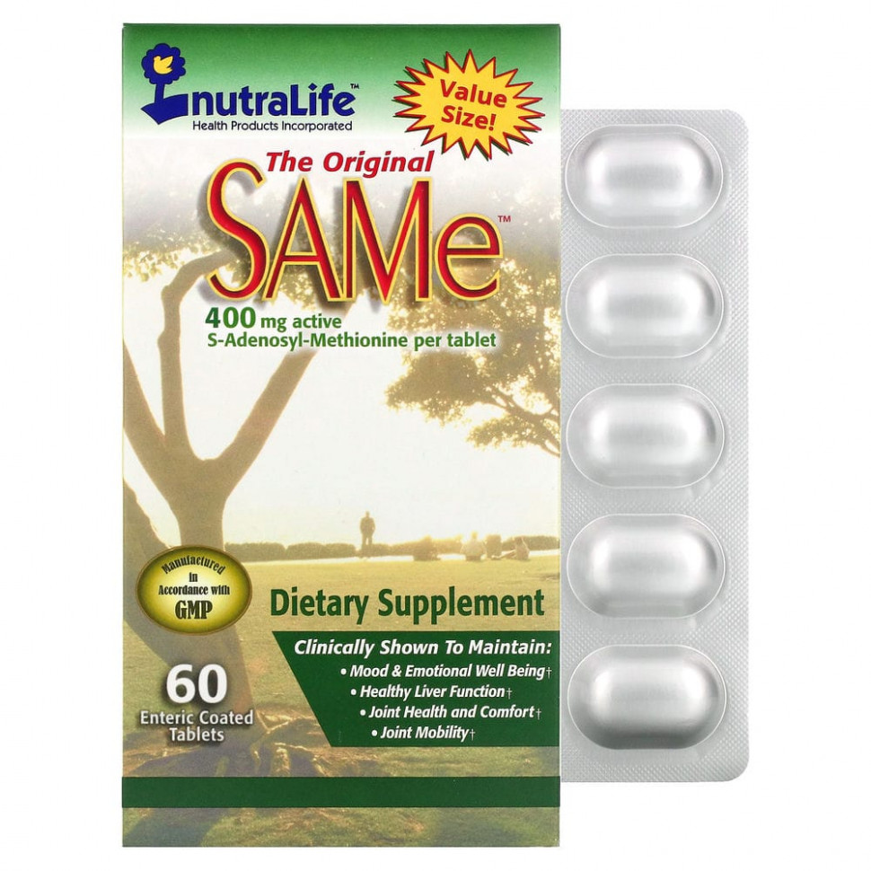   NutraLife, The Original SAMe (S-), 400 , 60  ,      -     , -  