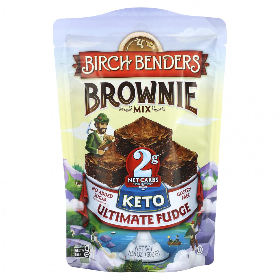   Birch Benders, Brownie Mix, Keto,  , 306  (10,8 )   -     , -  