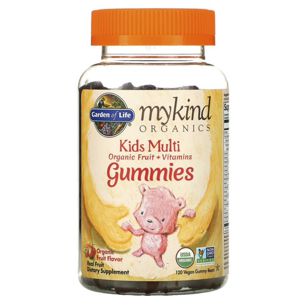   Garden of Life, MyKind Organics, Kids Multi,      , 120      -     , -  