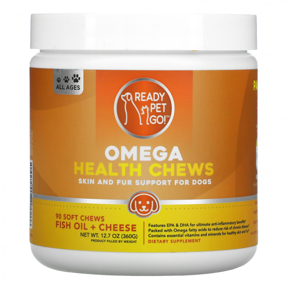   Ready Pet Go, Omega Health Chews,        ,   + , 90      -     , -,   