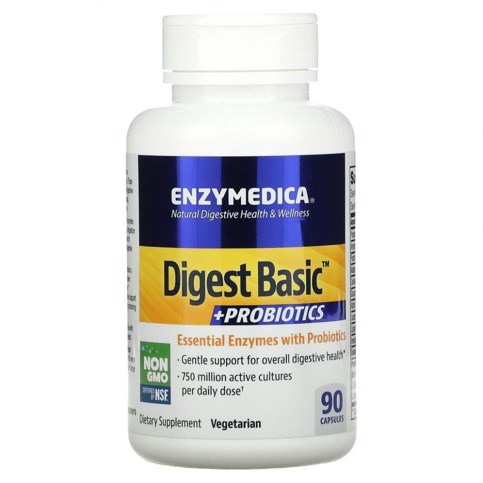   Enzymedica, Digest Basic  , 90    -     , -  