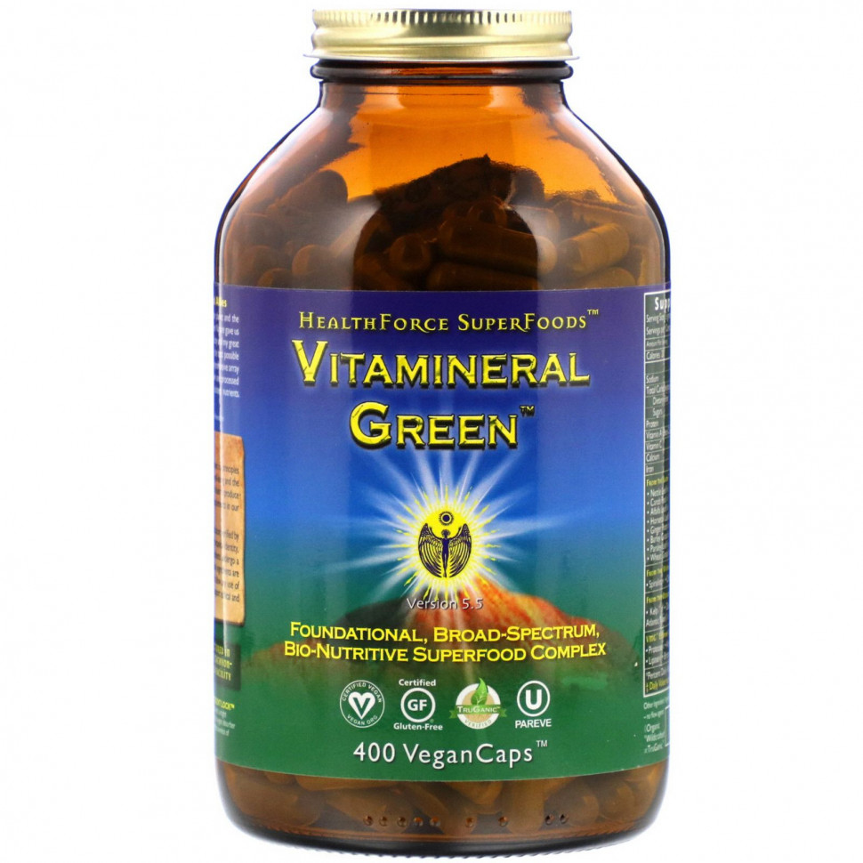   HealthForce Superfoods, Vitamineral Green,  5.5, 400     -     , -  