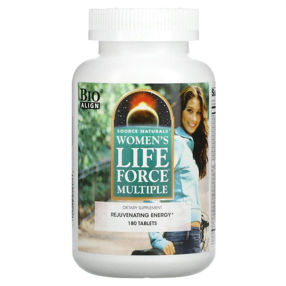  Source Naturals, Women's Life Force Multiple, 180   IHerb ()